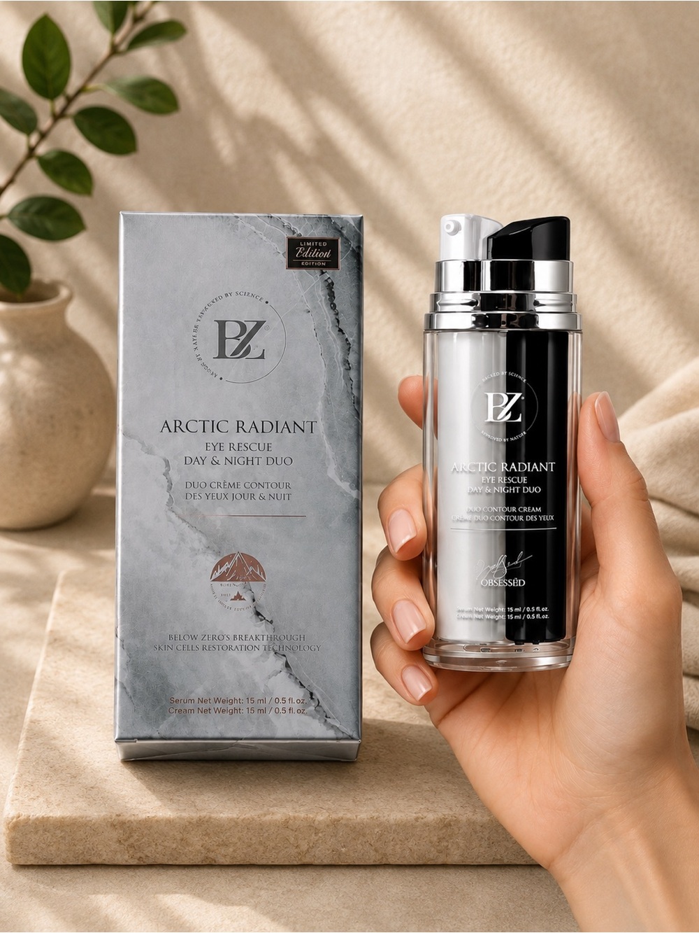 BZ Arctic Radiant Eye Rescue Day & Night Duo cream